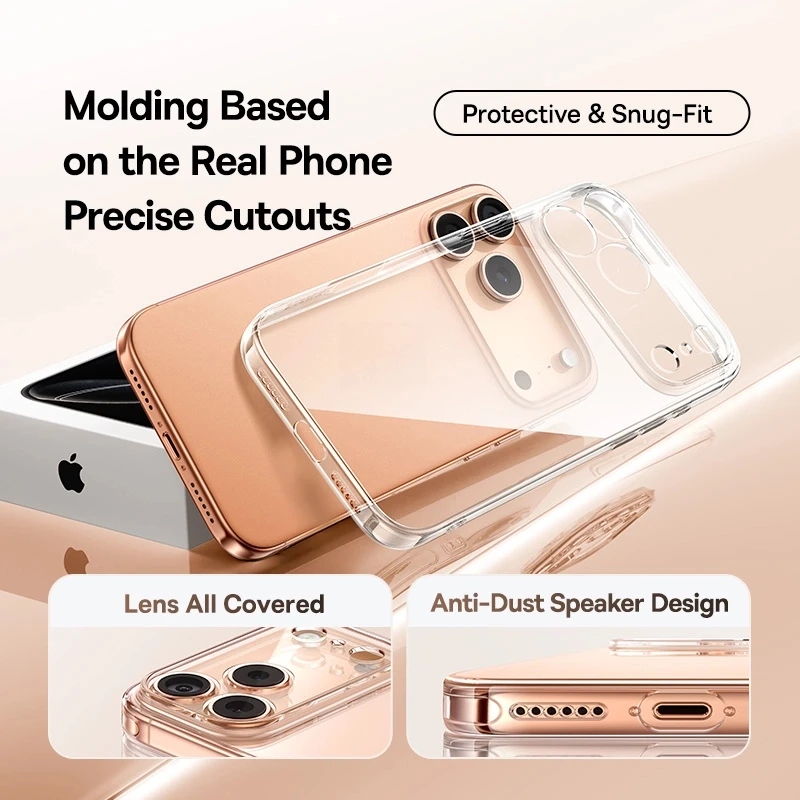 Прозрачный чехол baseus из тпу для iphone 17 - Фотография_2