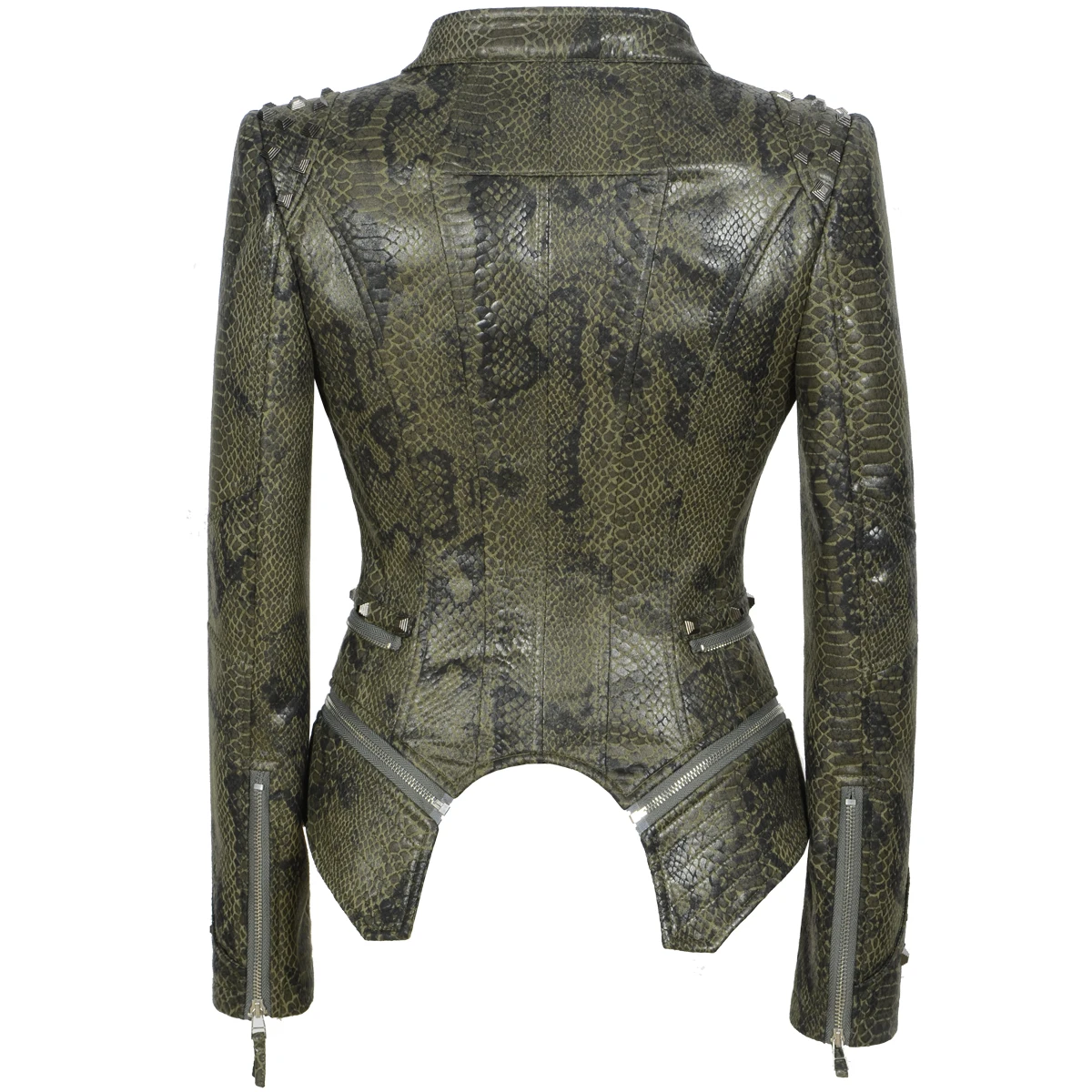 Женская зимняя куртка из искусственной - Фотография_3