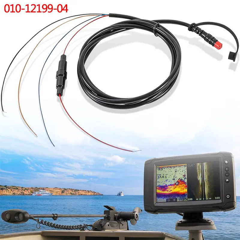 010-12199-04 кабель питания/даты 4-контактный заменяет garmin striker echo