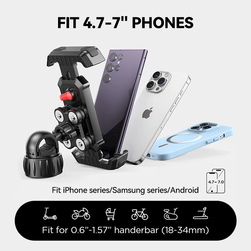 Joyroom противоударный велосипедный держатель для телефона - Фотография_6