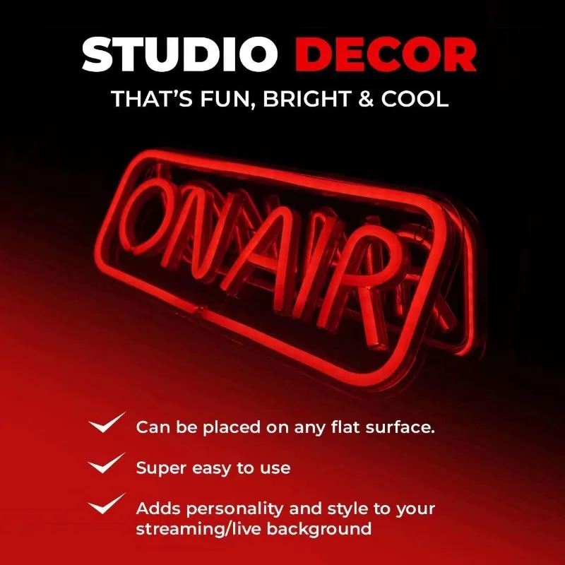 On air neon signs светодиодный studio live декоративное освещение - Фотография_4