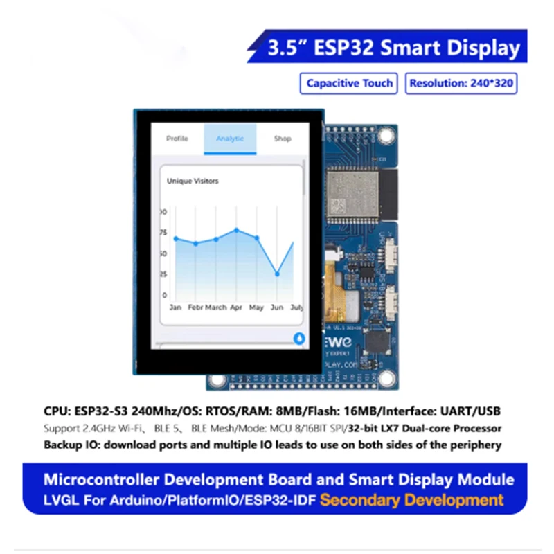 Esp32-s3 lvgl wifi & bles hmi - Фотография_4