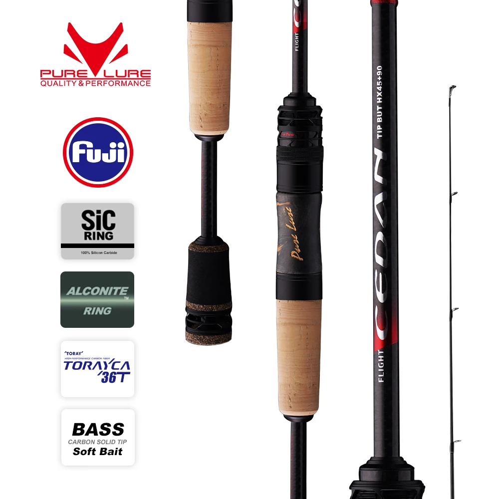 Purelure new cedan solid tip bass
