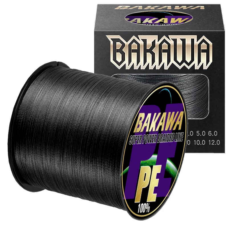 Bakawa 4 нити плетеные лески мультифиламентные