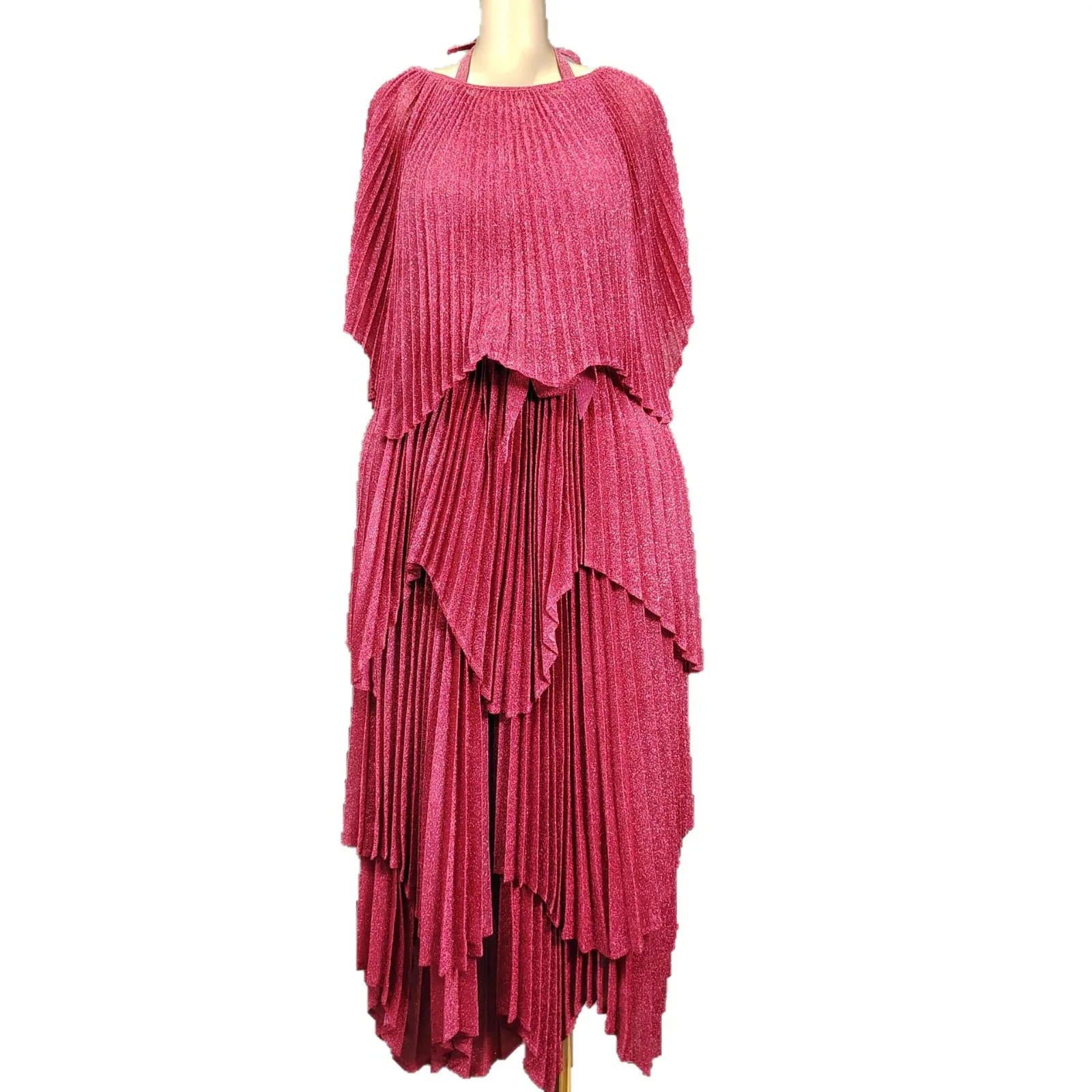 Miyake плиссированный костюм больших размеров - Фотография_5