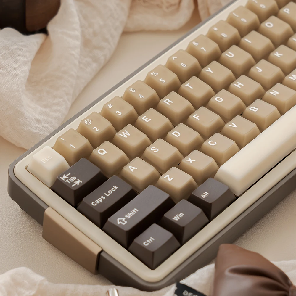 164 клавиши latte coffee keycaps