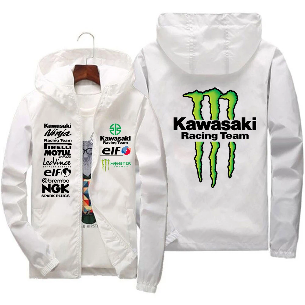 Куртка гоночной команды с логотипом kawasaki - Фотография_6