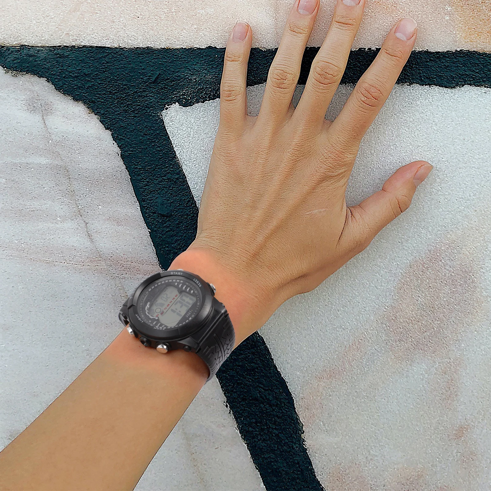 Светодиодные цифровые спортивные часы для детей с большим экраном