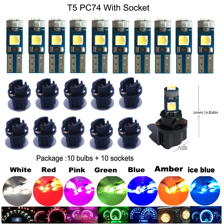 Новый t5 w3w w1.2w светодиодные - Фотография_5