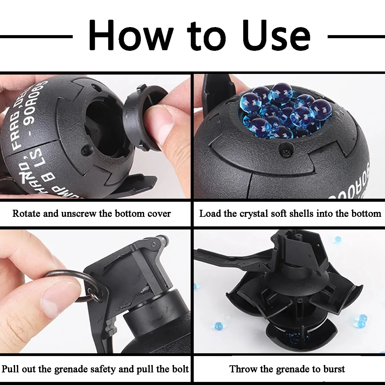 Модель гранаты airsoft smoke m67 - Фотография_5