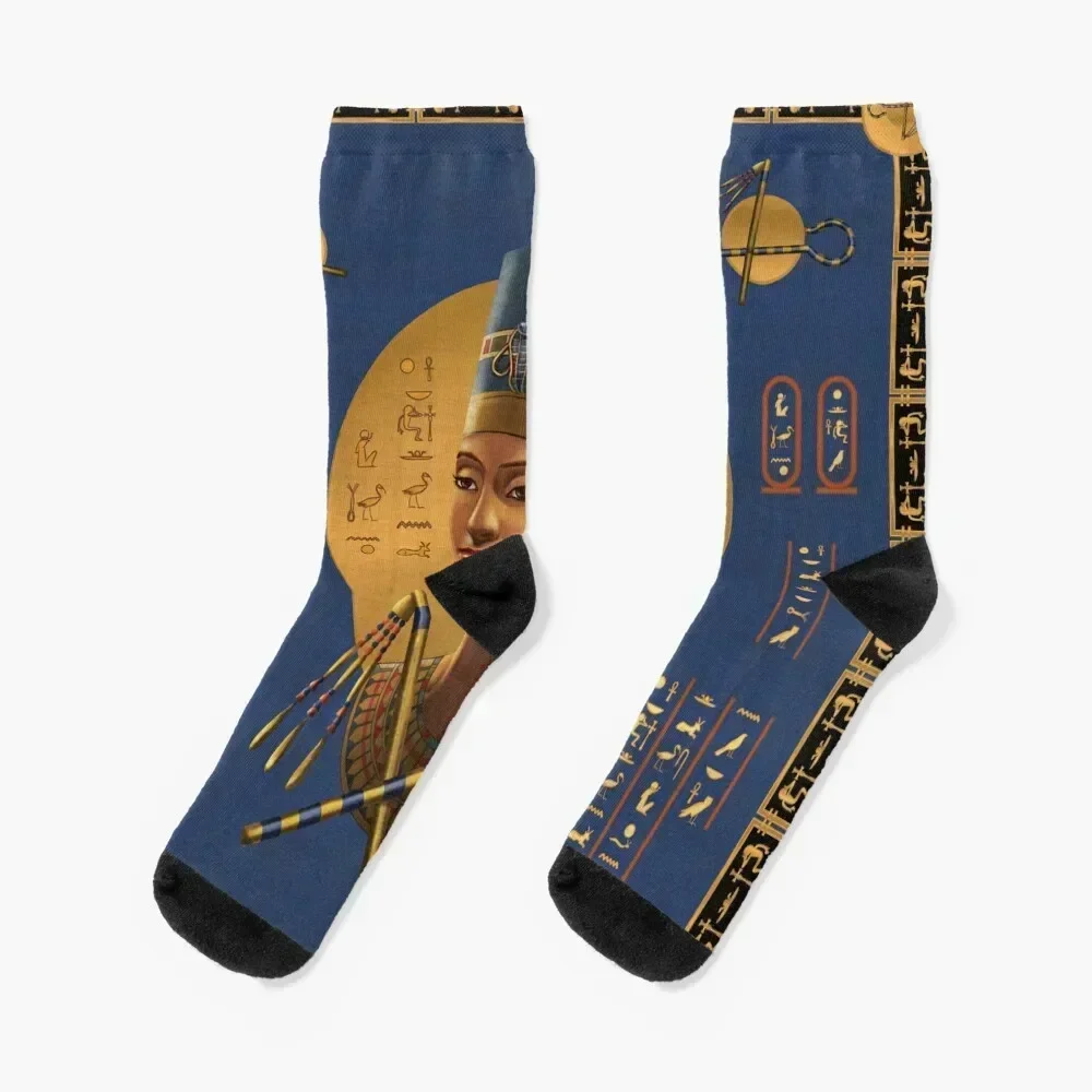 Синие носки nefertiti на заказ