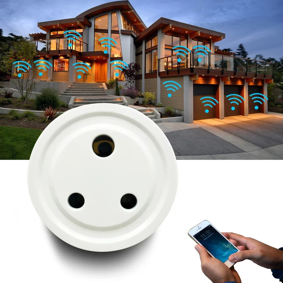 Круглый адаптер для розетки wi-fi - Фотография_6