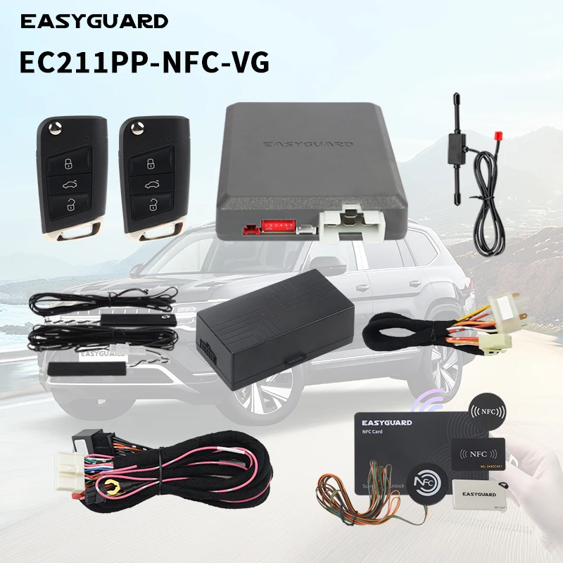 Easyguard semi plugplay pke комплект дистанционного стартера для vw tharu
