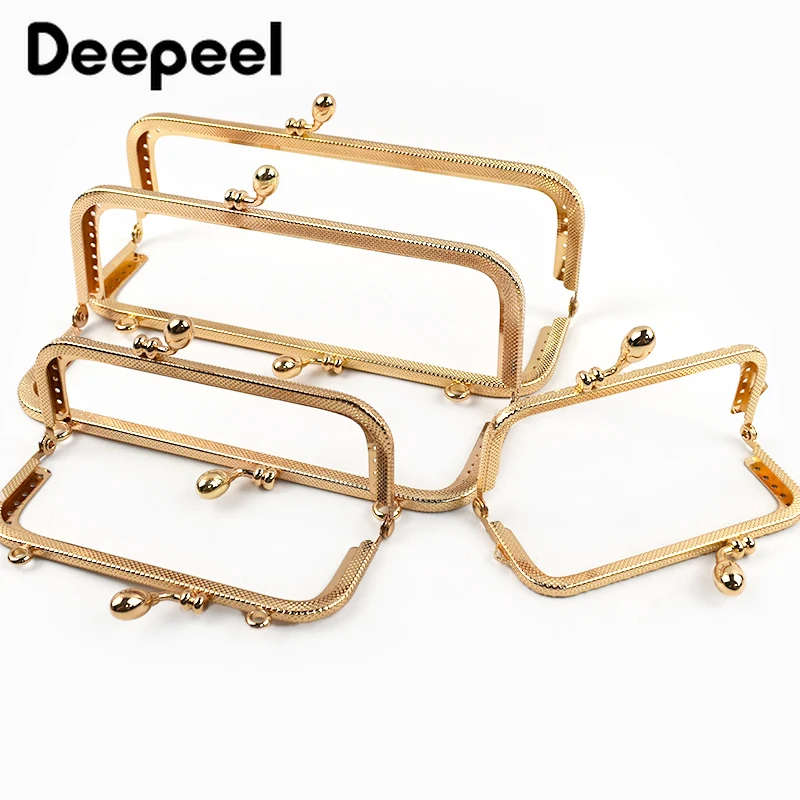 8,5-20 см металлическая золотая тисненая сумка с ручкой - Фотография_5