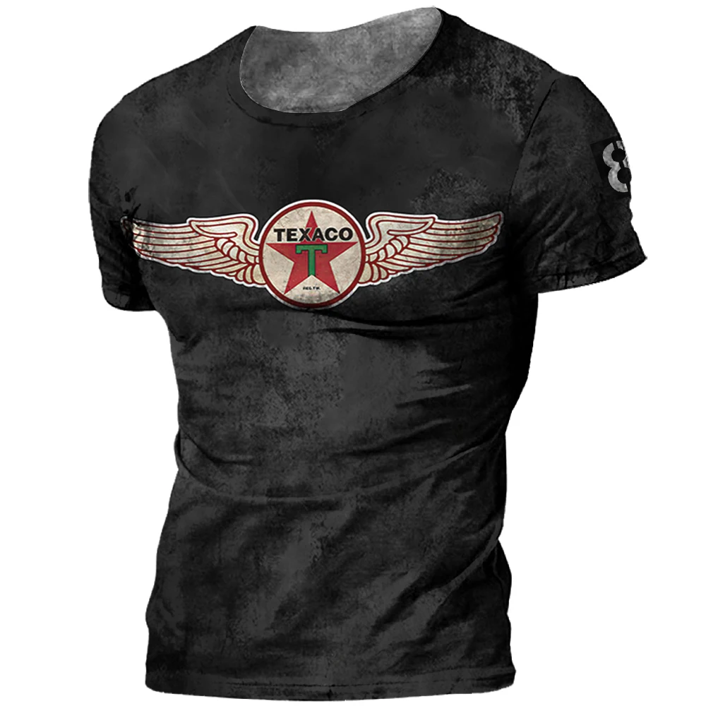 Summer t-shirt men vintage print - Фотография_2