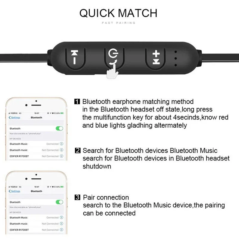 Магнитные xt-11 bluetooth 4 - Фотография_2
