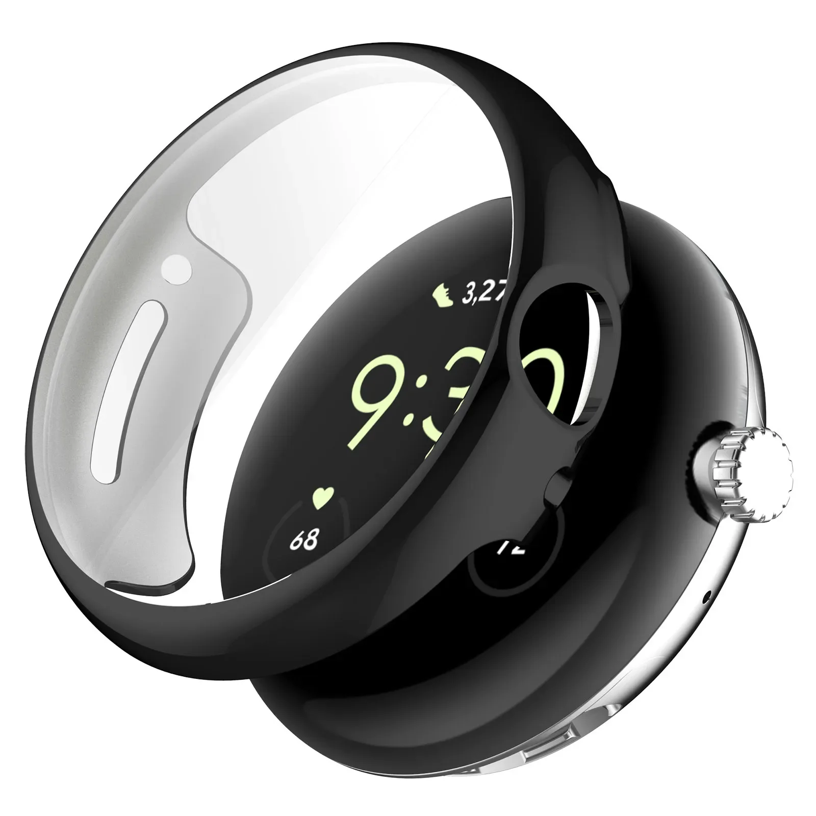 Чехол класса с покрытием для google pixel watch 3 2 1 - Фотография_4