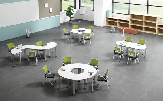 Американский современный классный стол и набор стульев - Фотография_3