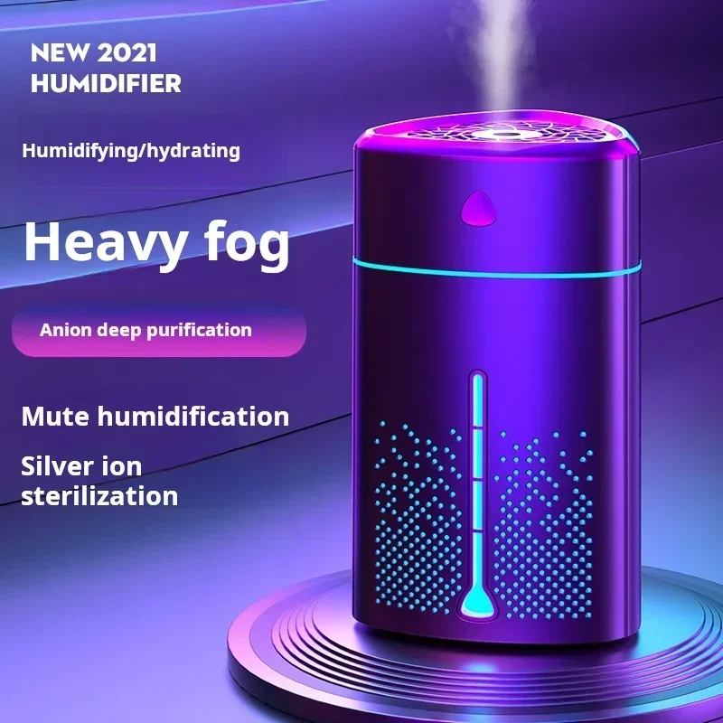 360-градусный бесшумный usb-увлажнитель для спальни с большим туманом