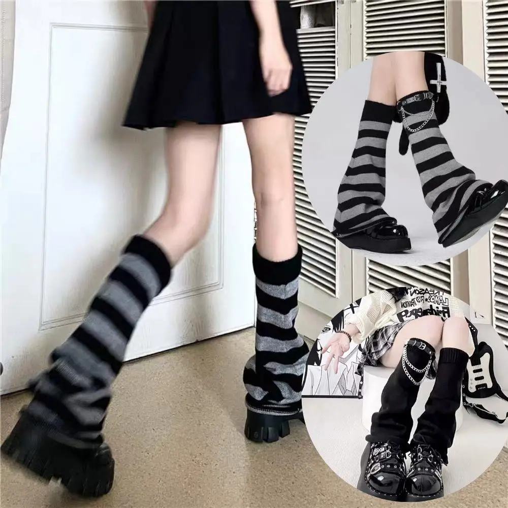 Горячая лолита jk вязаные носки - Фотография_2