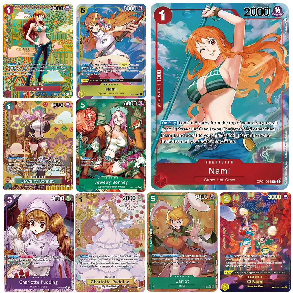 Аниме one piece opcg card английская
