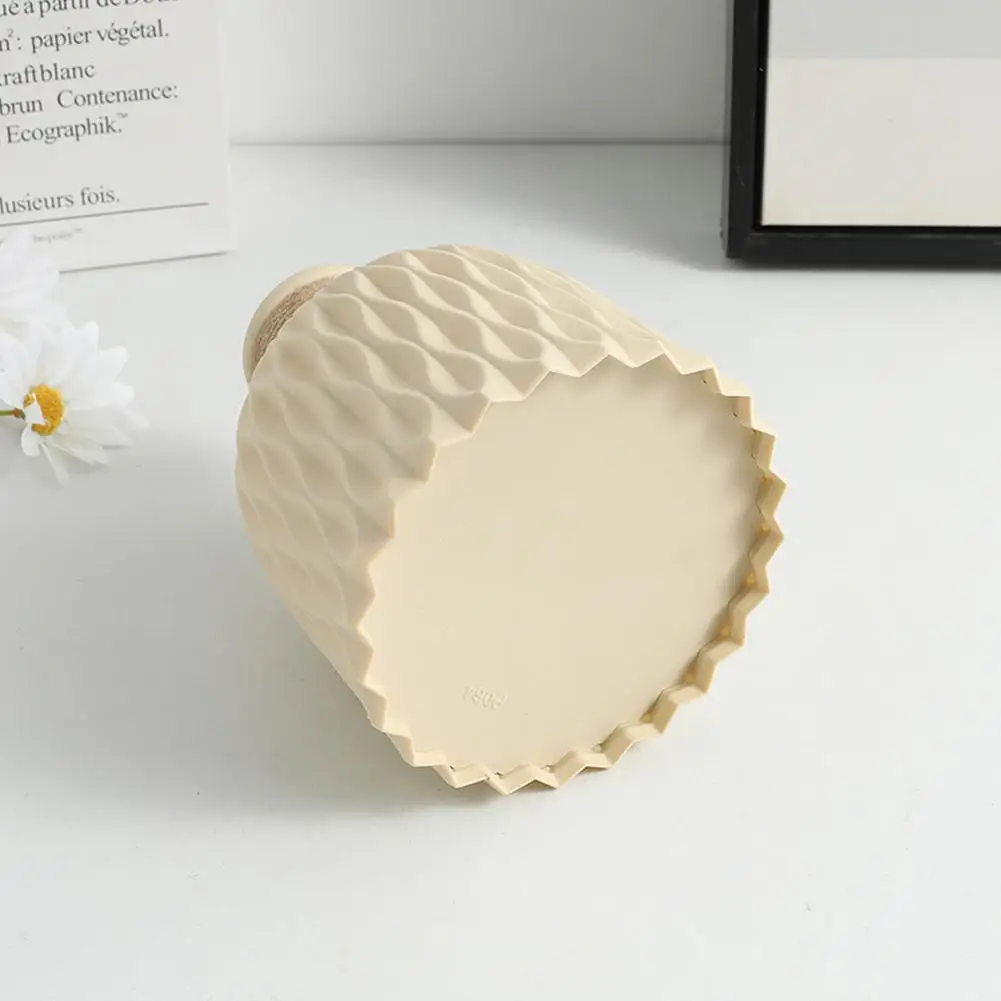 Пластиковый цветочный горшок diy из веревки - Фотография_3