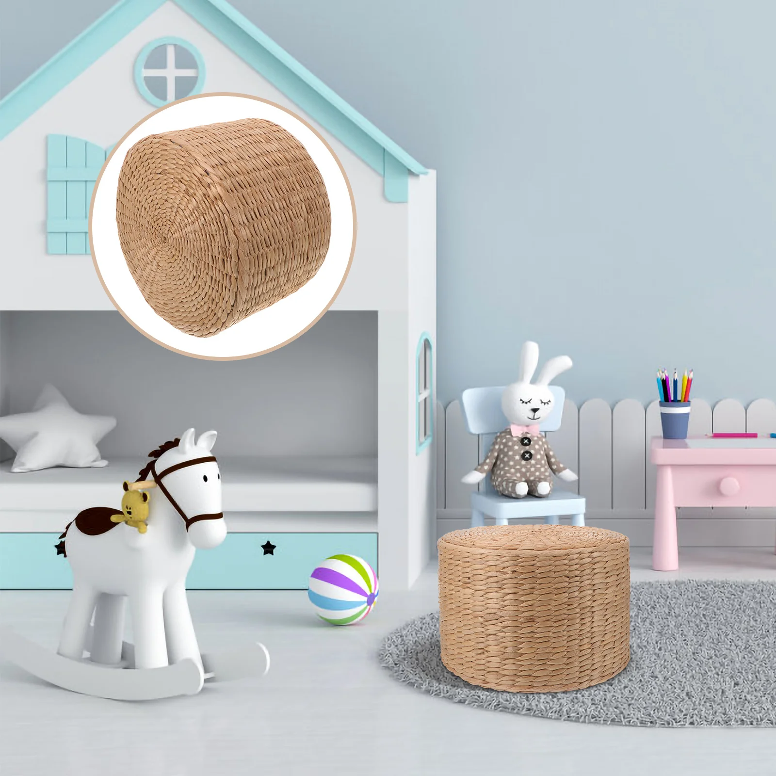 Детский тканый табурет для маленьких детей для сада