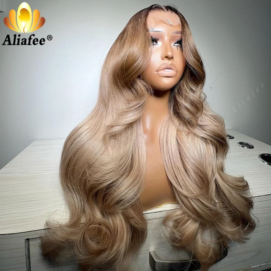 Объемная волна hd 13x6 ombre blonde - Фотография_2