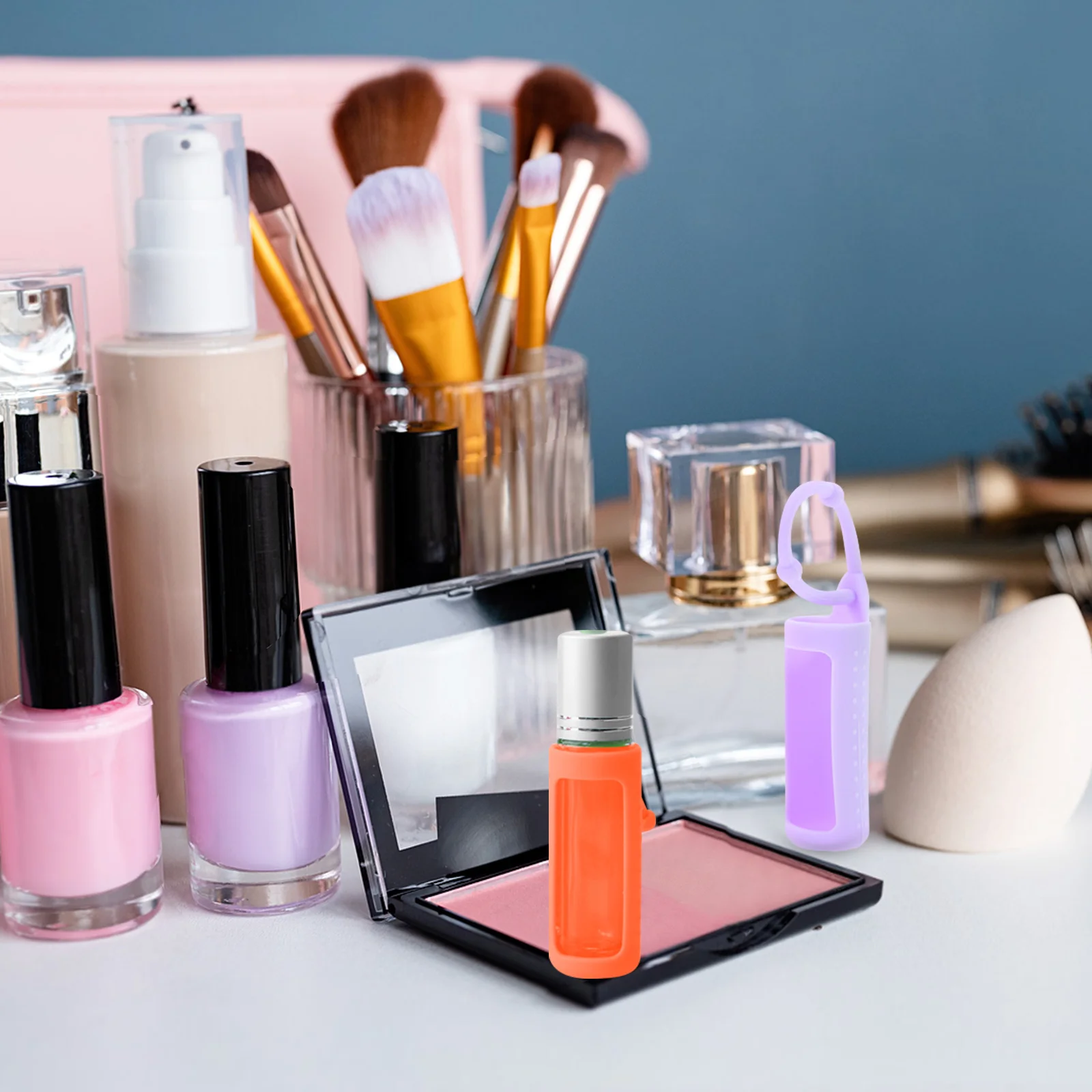 Защитный чехол для бутылки с роликом для эфирного масла - Фотография_6