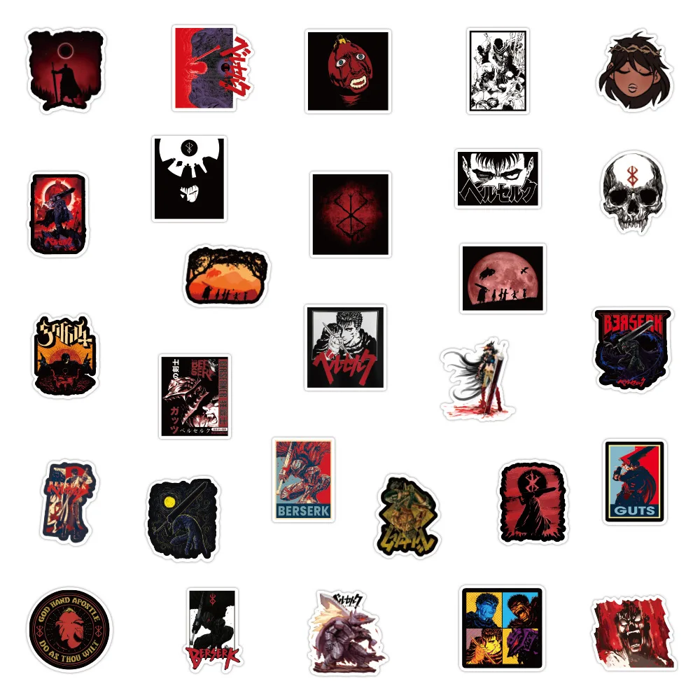 Наклейки в стиле аниме «берсерк» - Фотография_4