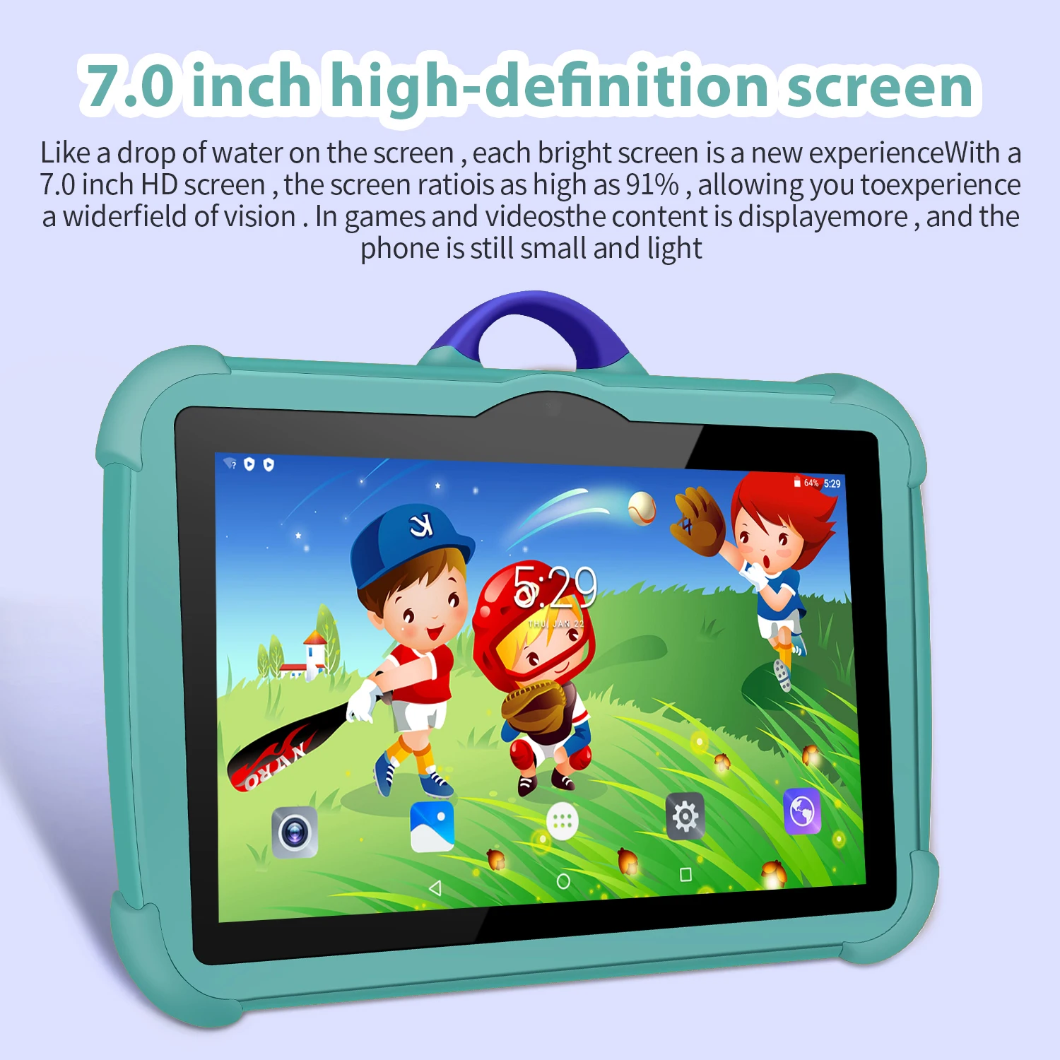 Новый 7-дюймовый детский планшет google learning education games - Фотография_3