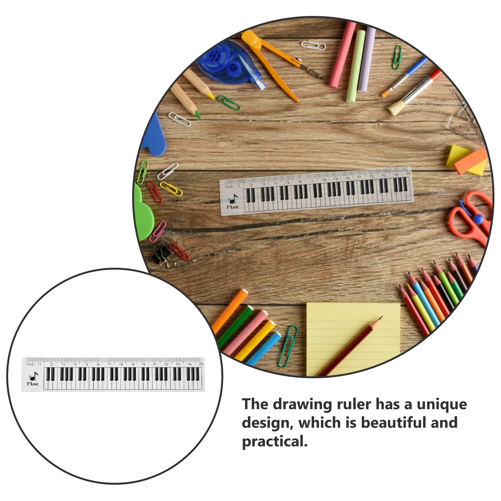 Многофункциональный студенческий набор линеек для рисования - Фотография_5