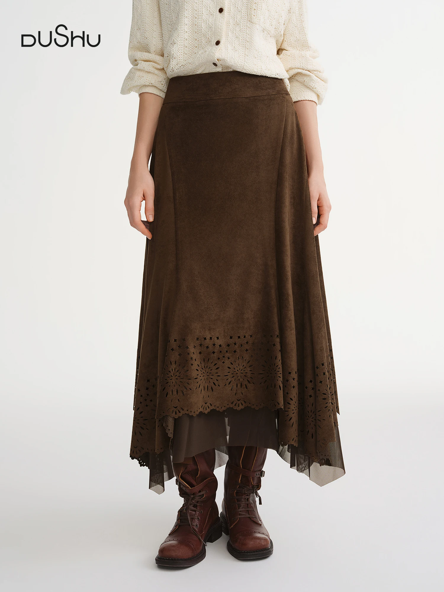 Dushu изысканная женская одежда больших размеров