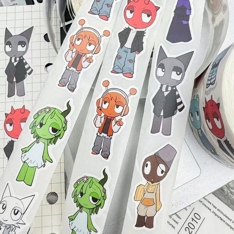 Мультфильм incredibox sprunki наклейка - Фотография_6