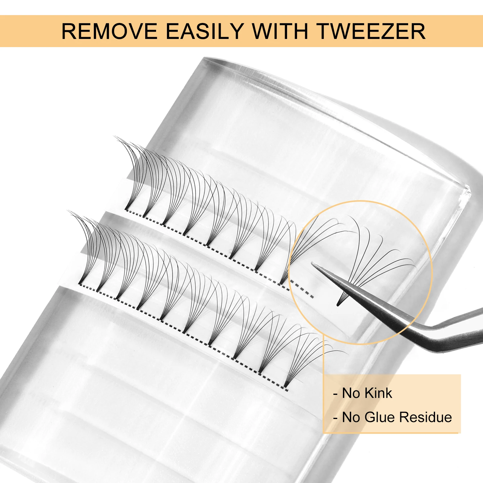 Quewel готовые веерные ресницы - Фотография_3