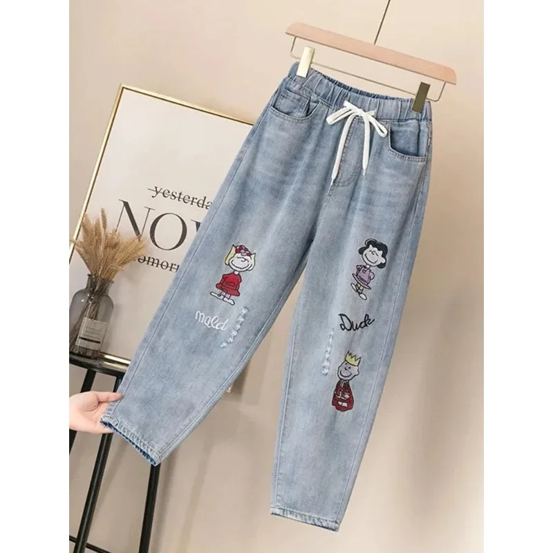 Джинсы для мам с высокой талией