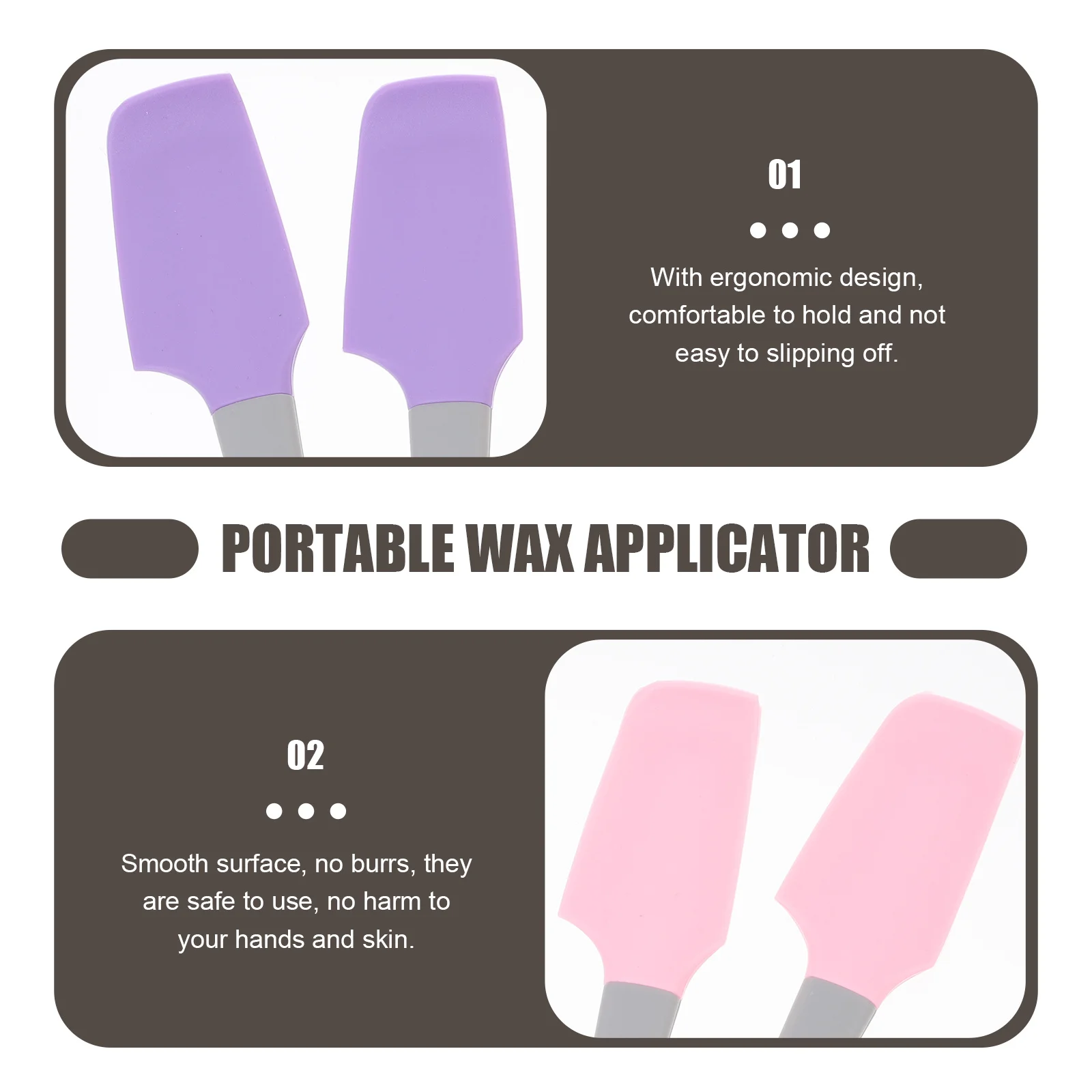 Силиконовые шпатели для воска