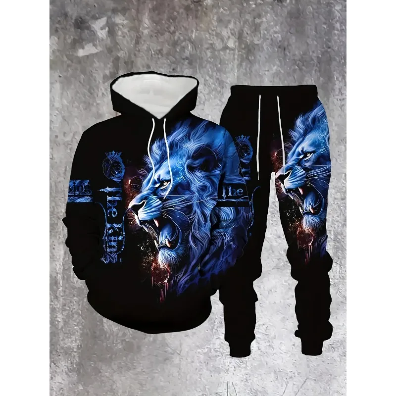 Мужская толстовка с 3d-принтом и тигровым узором - Фотография_4