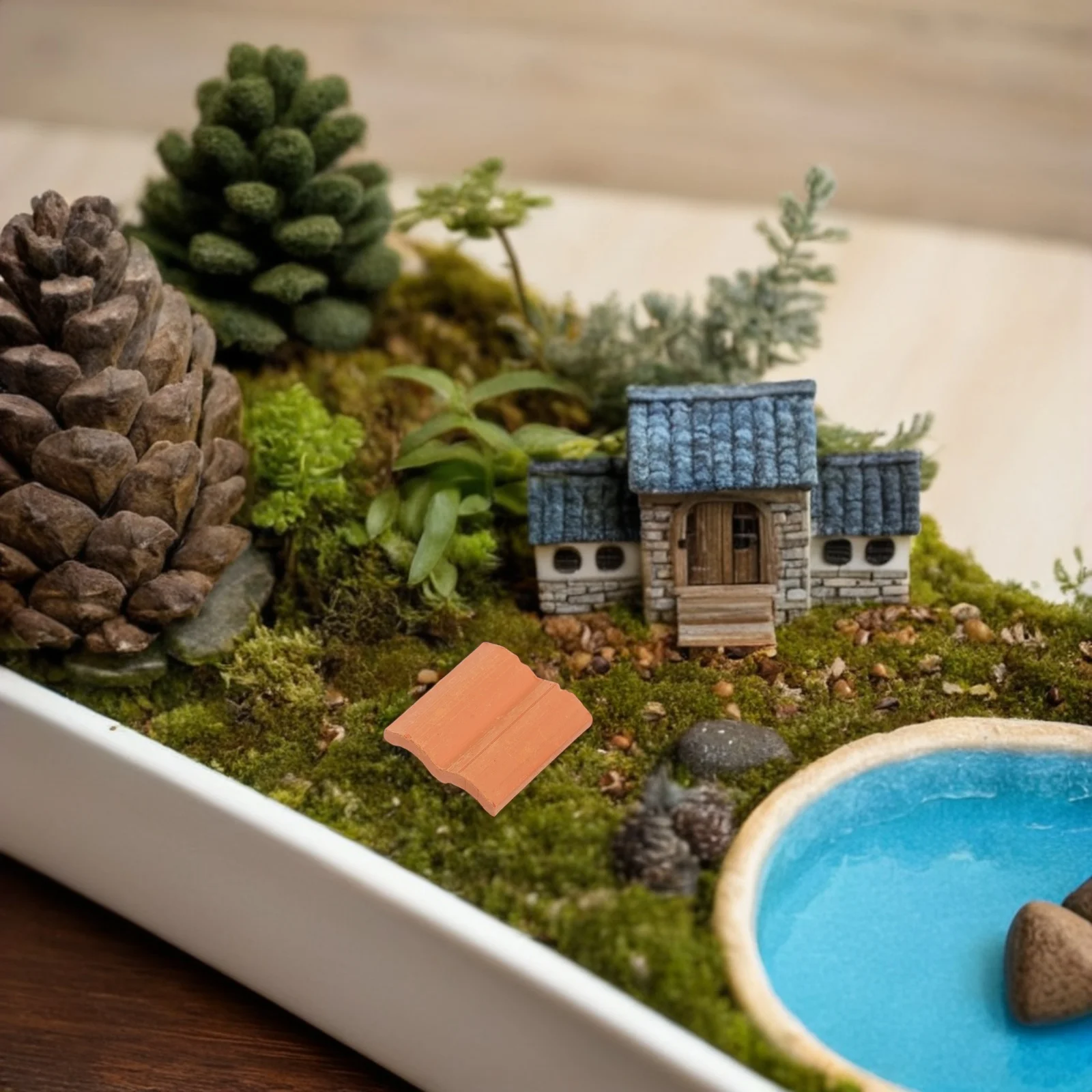 Миниатюрная крыша реалистичный - Фотография_3