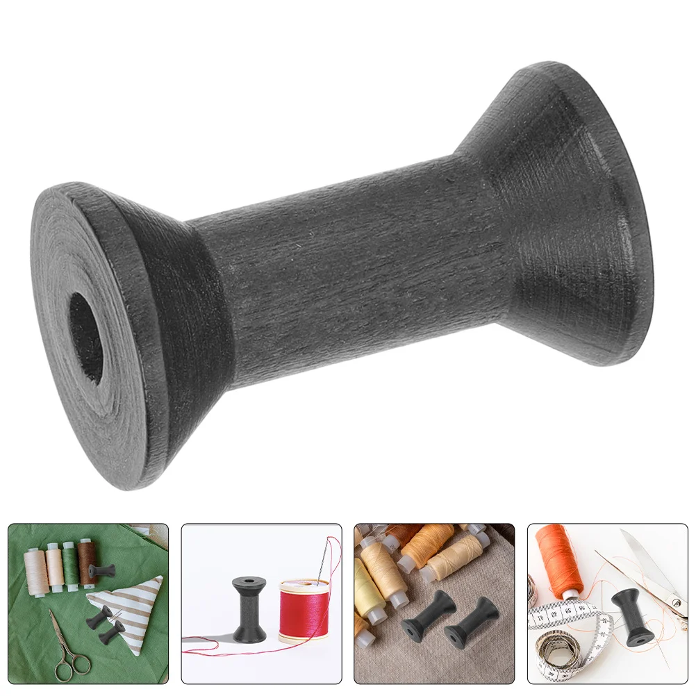 Пустые деревянные катушки для шитья ниток