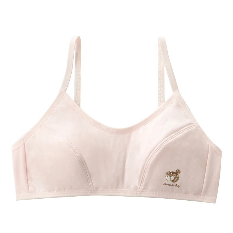Тренировочный бюстгальтер из чистого хлопка для девочек-подростков - Фотография_5
