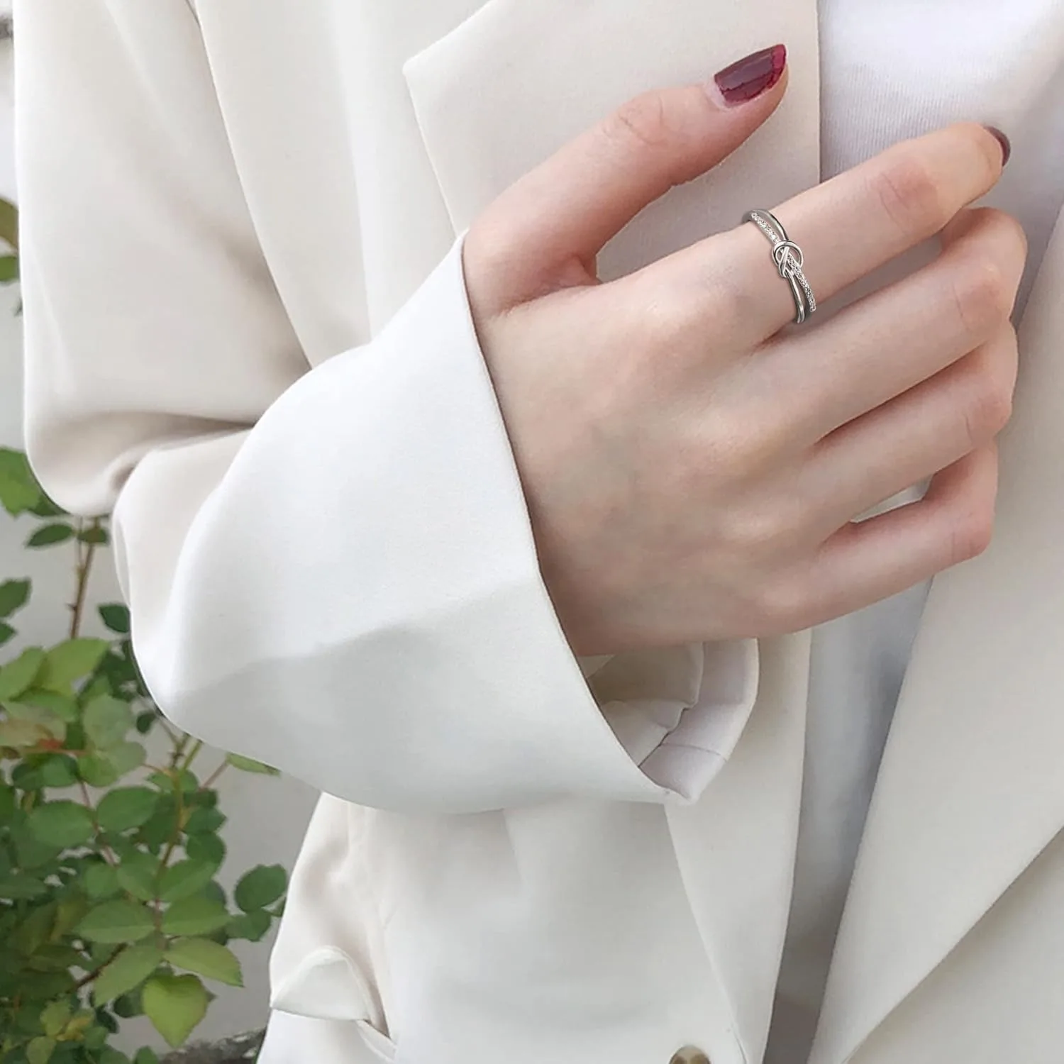 Fansilver кольцо из стерлингового серебра 925 пробы для женщин - Фотография_5