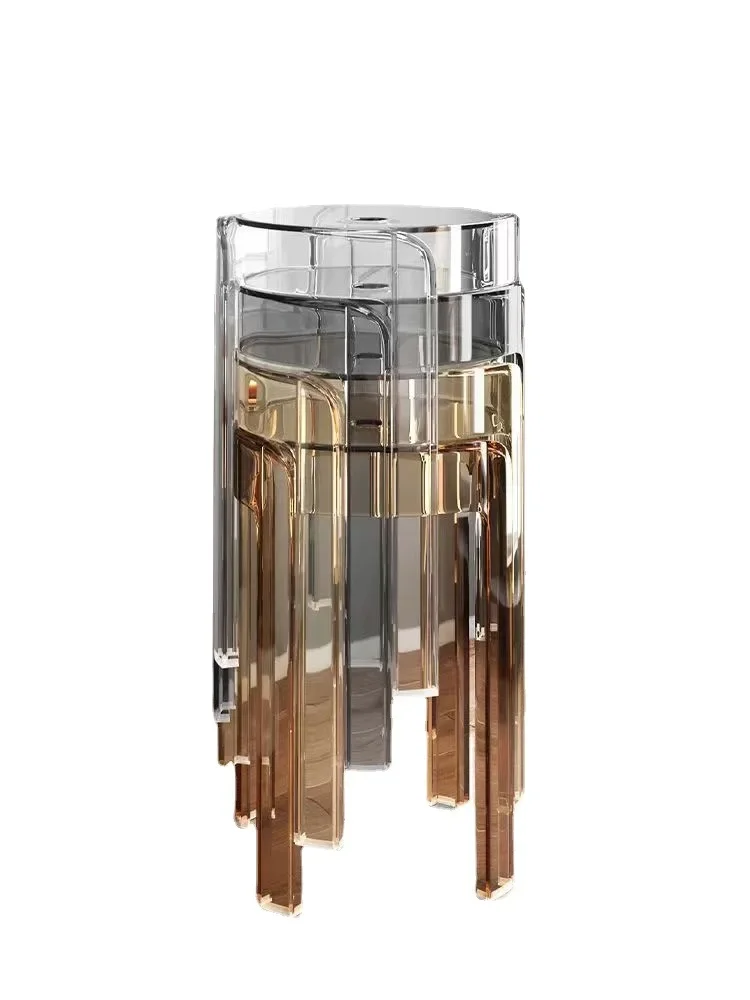 Прозрачный акриловый стул сетчатый - Фотография_3