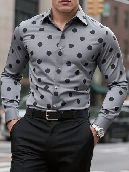 Мужская рубашка с длинным рукавом - Фотография_5