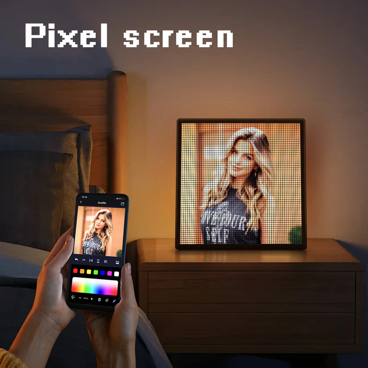 App control pixel rgb светодиодный дисплей