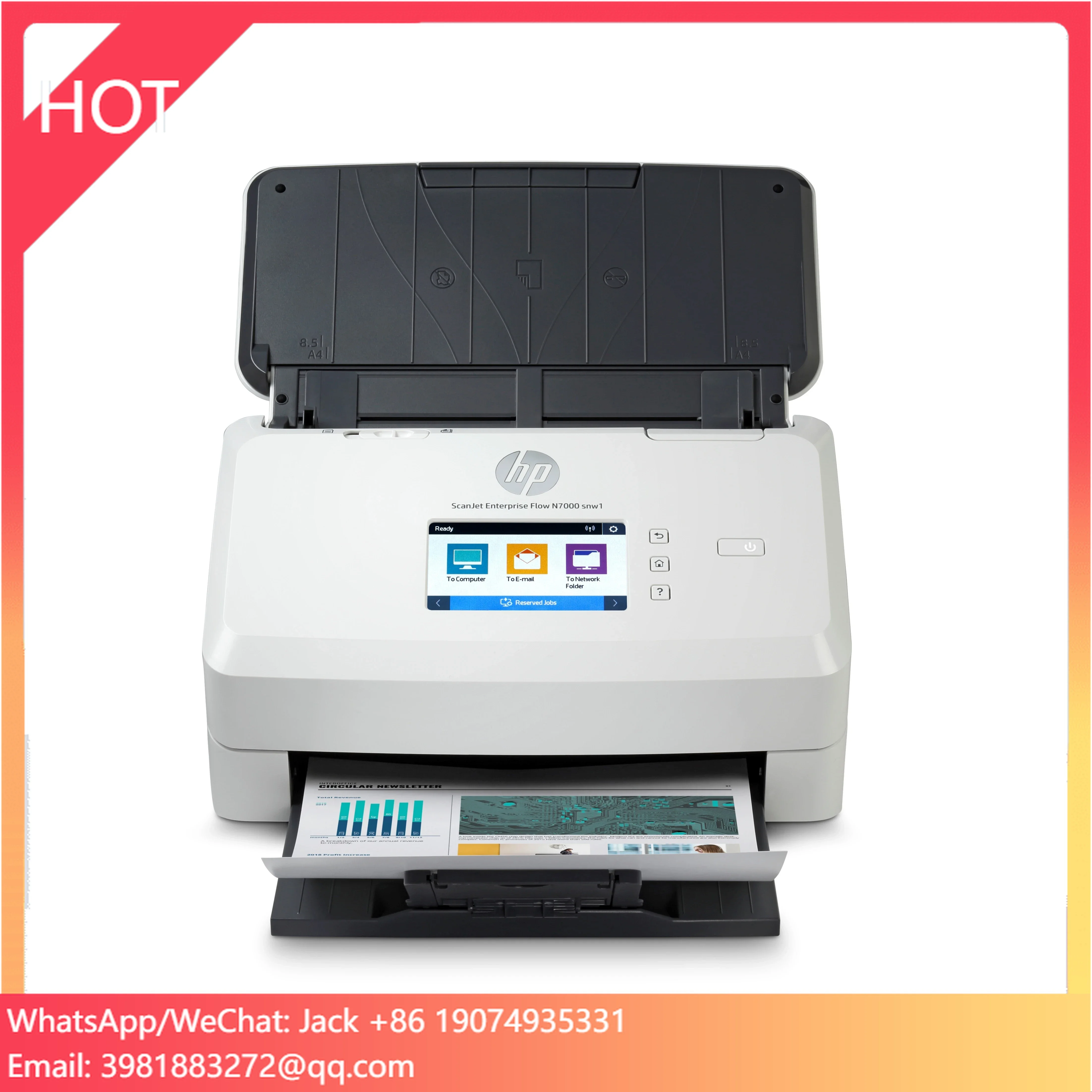 Scanjet enterprise flow n7000 snw1