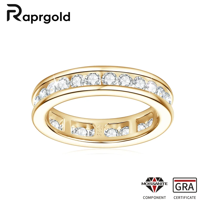 Raprgold настоящее серебро s925 с пазом