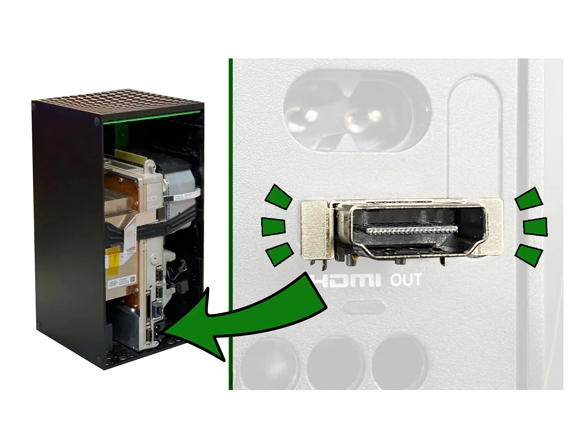 Разъем порта hdmi для microsoft xbox series x для xsx - Фотография_5