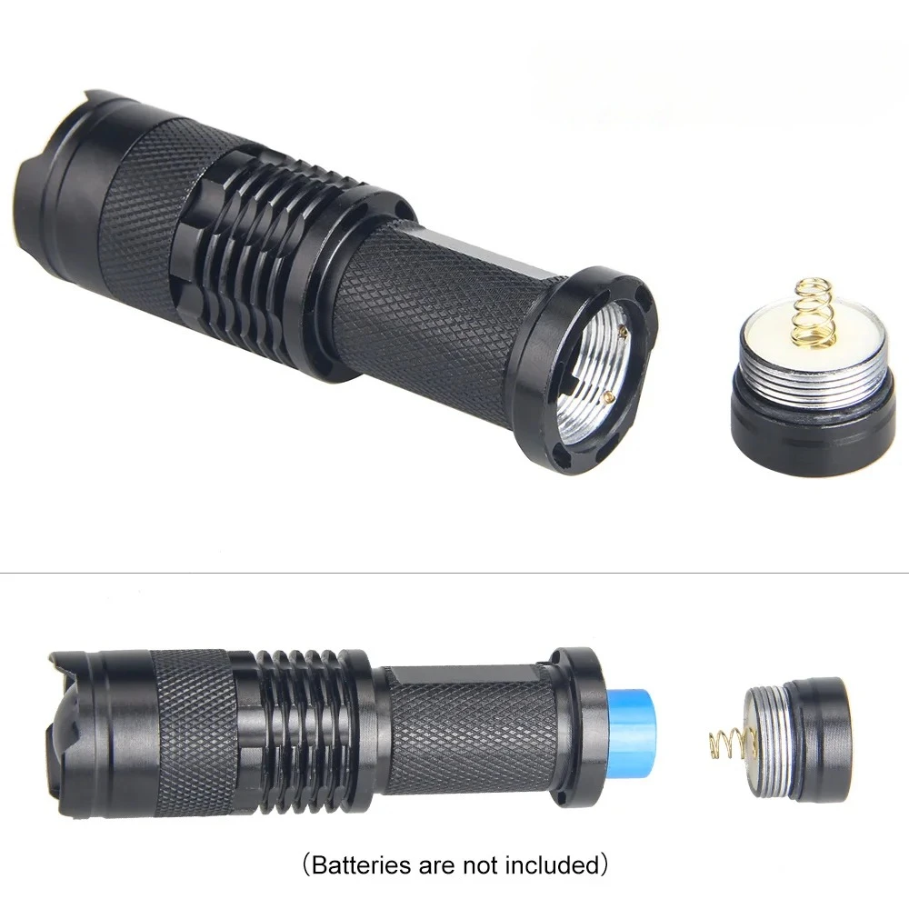 Мини уф-фонарик светодиодный ультрафиолетовый - Фотография_3