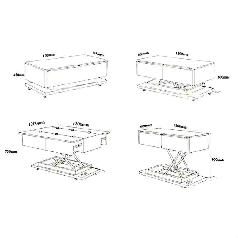Электрический стол с регулируемой высотой 24 в - Фотография_6
